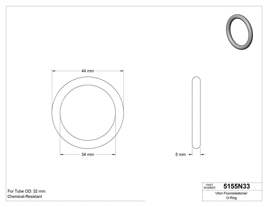 Technical drawing - 5155N33